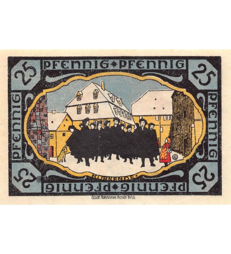 ALLEMAGNE, PÖSSNECK - 25 PFENNIG