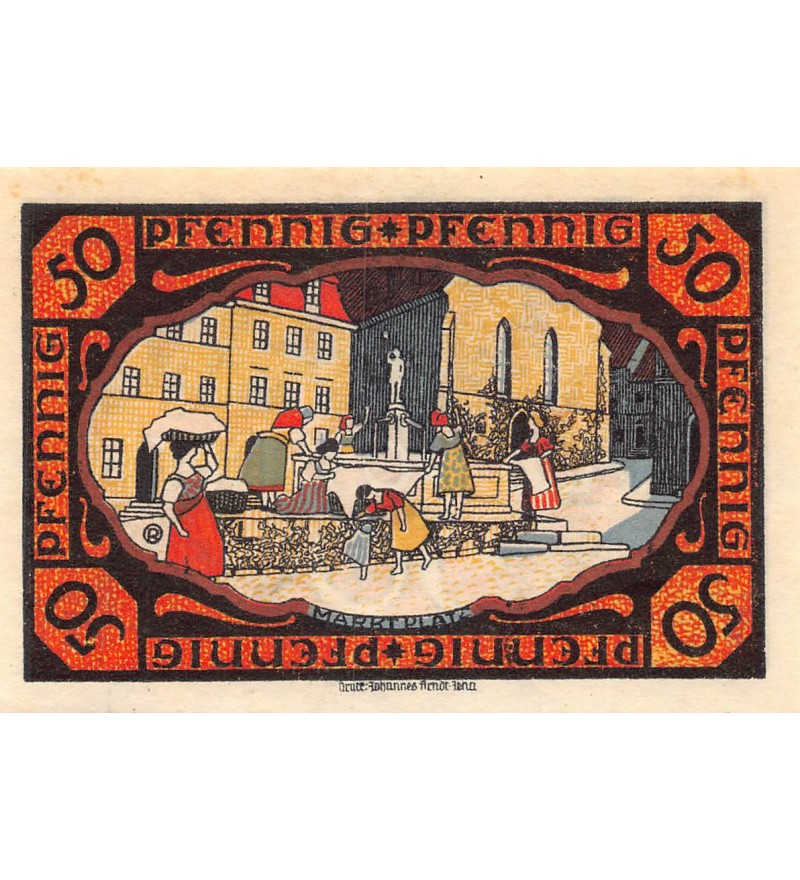 ALLEMAGNE, PÖSSNECK - 50 PFENNIG