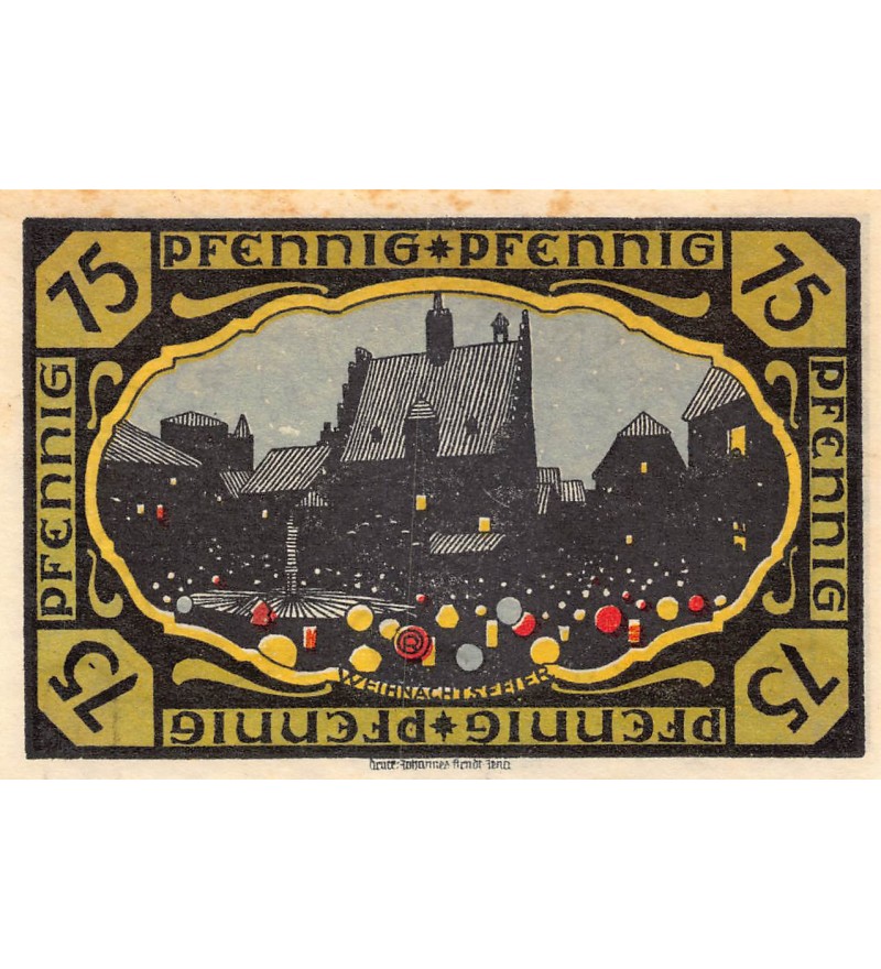 ALLEMAGNE, PÖSSNECK - 75 PFENNIG