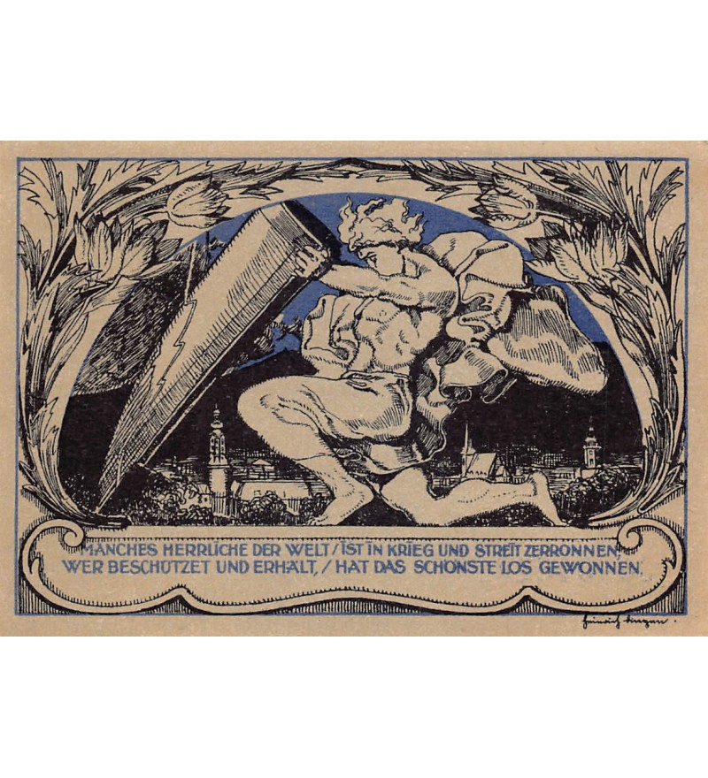 ALLEMAGNE, WEIMAR - 50 PFENNIG 1921