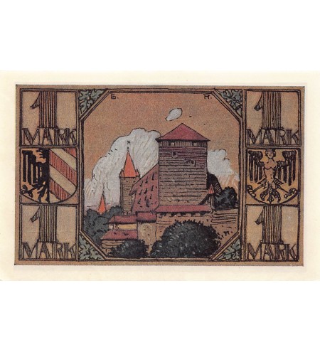 ALLEMAGNE, NÜRNBERG - 1 MARK 1921