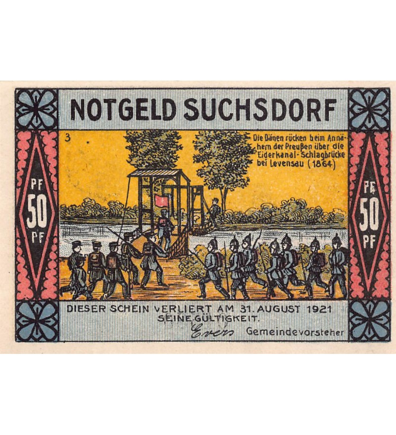 ALLEMAGNE, SUCHSDORF - 50 PFENNIG 1921