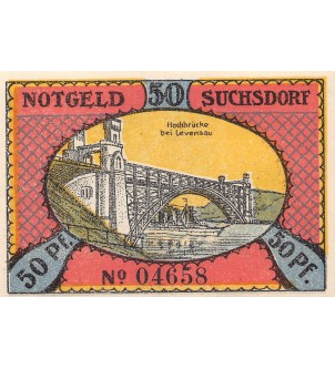 ALLEMAGNE, SUCHSDORF - 50 PFENNIG 1921 2