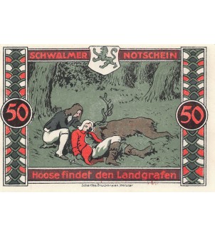 ALLEMAGNE, SCHWALMER - 50 PFENNIG 1922
