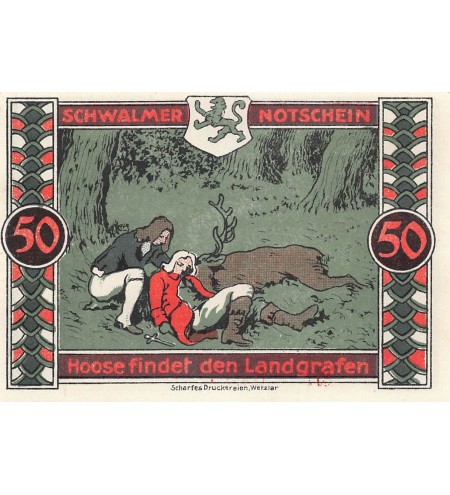 ALLEMAGNE, SCHWALMER - 50 PFENNIG 1922