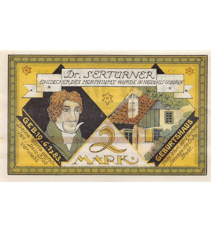 ALLEMAGNE, NEUHAUS - 2 MARK 1921