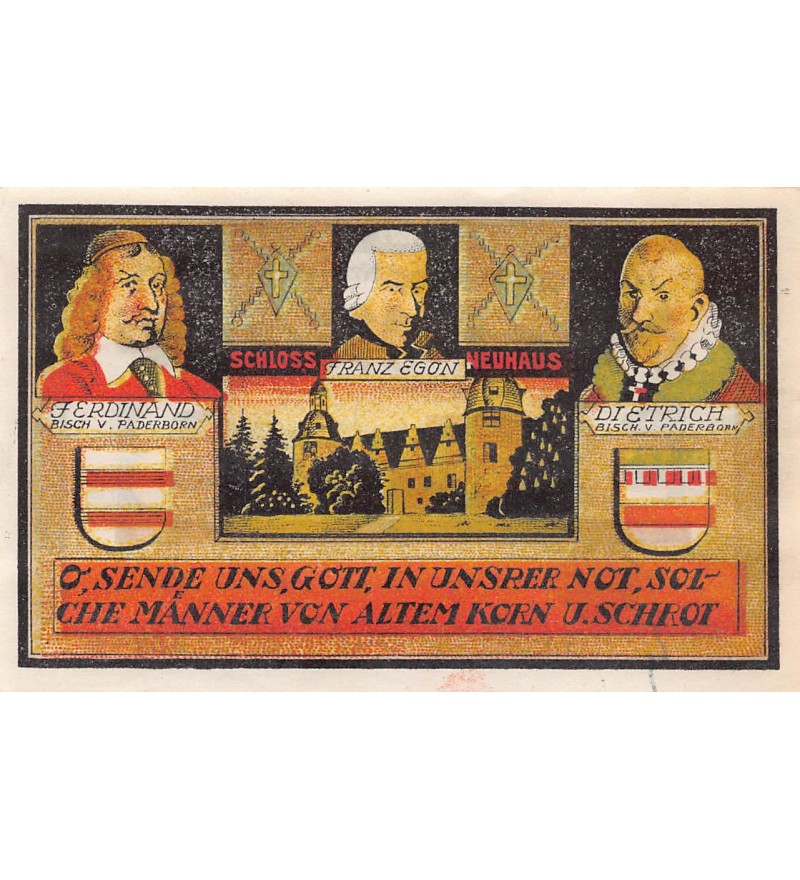 ALLEMAGNE, NEUHAUS - 3 MARK 1921