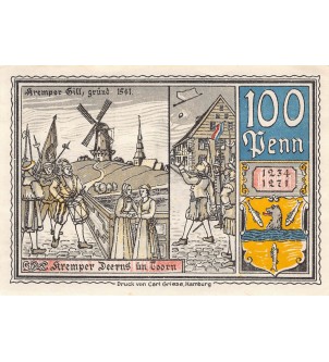 ALLEMAGNE, KREMPE - 100 PFENNIG 1921 2