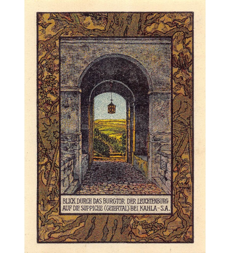 ALLEMAGNE, KAHLA - 75 PFENNIG 1921