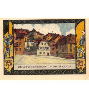 ALLEMAGNE, KAHLA - 75 PFENNIG 1921 2