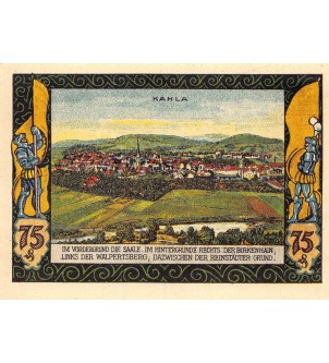 ALLEMAGNE, KAHLA - 75 PFENNIG 1921 2