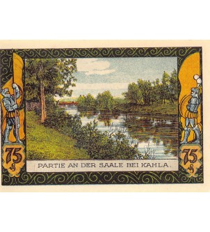 ALLEMAGNE, KAHLA - 75 PFENNIG 1921 2