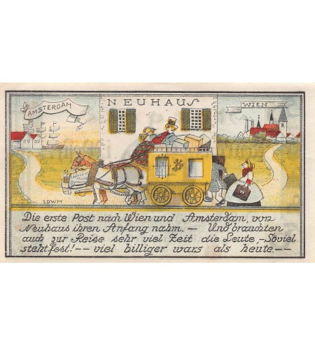 ALLEMAGNE, NEUHAUS - 50 PFENNIG 1921