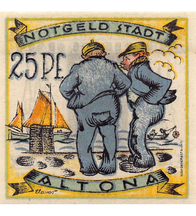 ALLEMAGNE, ALTONA - 25 PFENNIG 1921