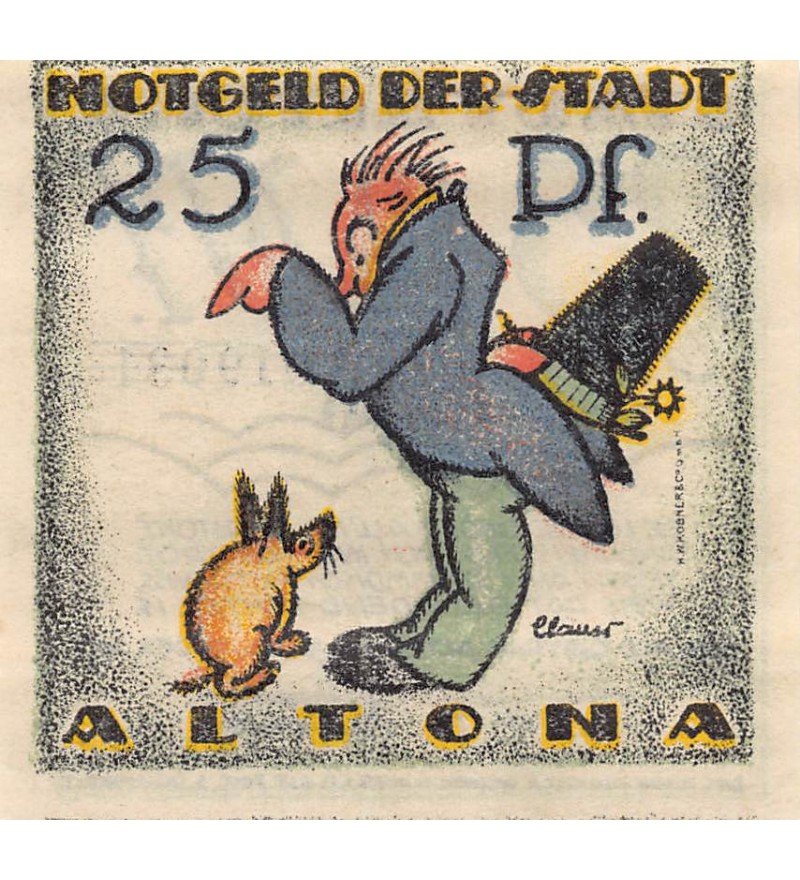 ALLEMAGNE, ALTONA - 25 PFENNIG 1921