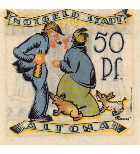 ALLEMAGNE, ALTONA - 50 PFENNIG 1921