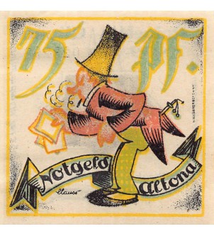 ALLEMAGNE, ALTONA - 75 PFENNIG 1921