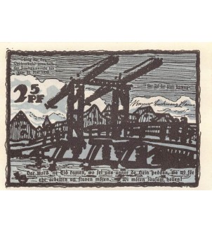 ALLEMAGNE, SCHWAAN - 25 PFENNIG 1922 2