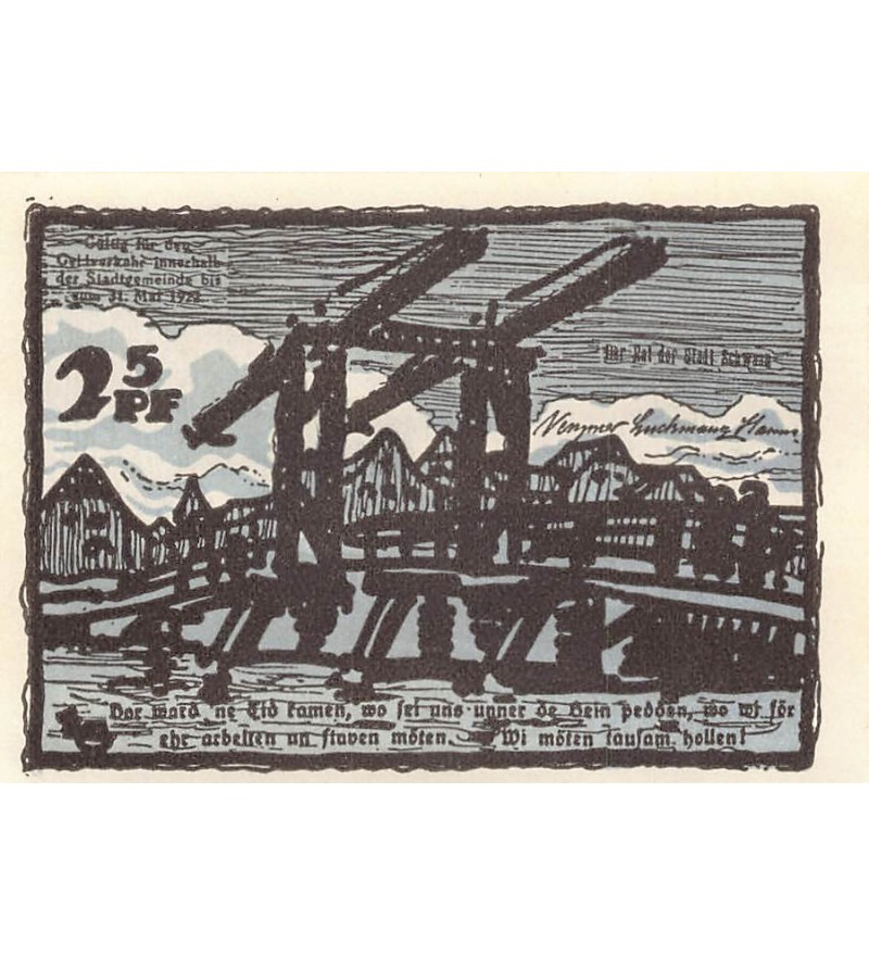 ALLEMAGNE, SCHWAAN - 25 PFENNIG 1922