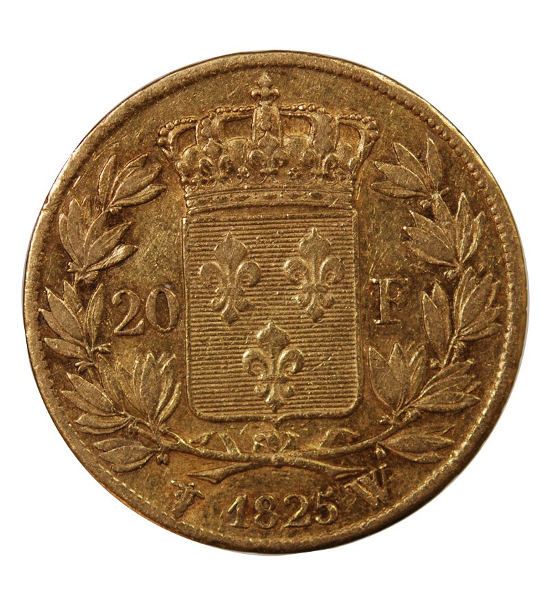 CHARLES X - 20 FRANCS OR 1827 W LILLE