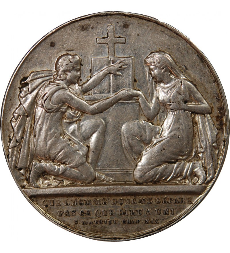 MARIAGE - MEDAILLE ARGENT non attribuée