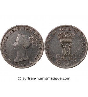 ITALIE, DUCHE DE PARME, MARIE-LOUISE - 10 SOLDI ARGENT 1815