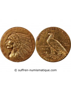 Usa, Indien - 5 Dollars or 1909 denver USA