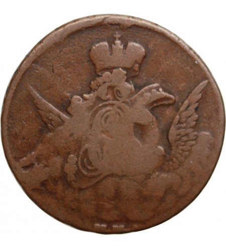 RUSSIE - ELISABETH Ier 1 KOPECK 1756 MOSCOU