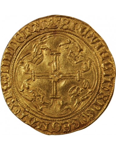 CHARLES VII - ﻿ECU D'OR A LA COURONNE 1445 TOURNAI