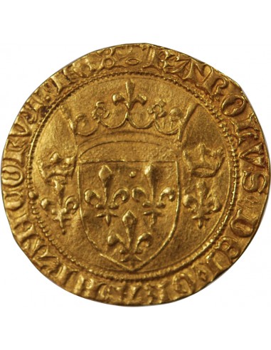 CHARLES VII - ﻿ECU D'OR A LA COURONNE 1445 TOURNAI