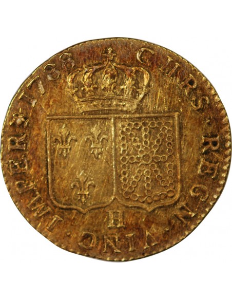 LOUIS XVI - LOUIS D'OR 1788 H LA ROCHELLE