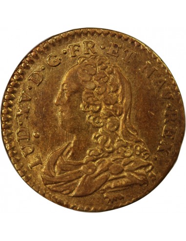 LOUIS XV ﻿- 1/2 LOUIS D'OR AUX LUNETTES 1726 A PARIS