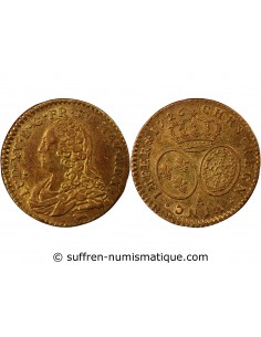 LOUIS XV ﻿- 1/2 LOUIS D'OR AUX LUNETTES 1726 A PARIS