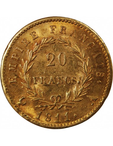 NAPOLEON Ier - 20 FRANCS OR 1811 A PARIS
