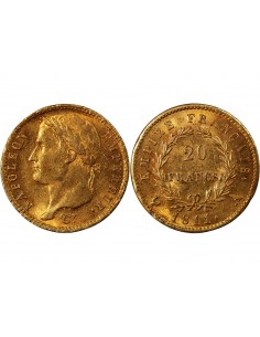 NAPOLEON Ier - 20 FRANCS OR 1811 A PARIS 2