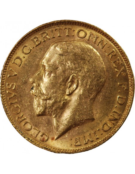 CANADA, GEORGES V - SOUVERAIN OR 1918 C