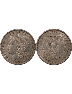 USA - MORGAN DOLLAR ARGENT 1880 PHILADELPHIE 2