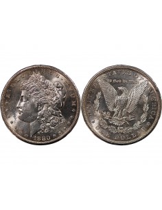 USA - MORGAN DOLLAR ARGENT 1880 SAN FRANCISCO 2