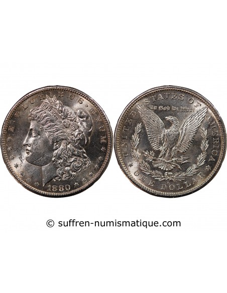 USA - MORGAN DOLLAR ARGENT 1880 SAN FRANCISCO