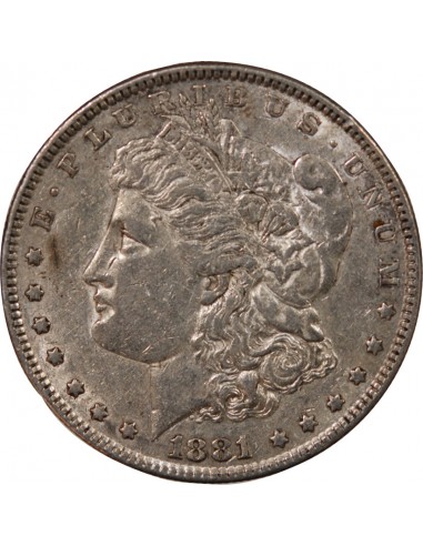 USA - MORGAN DOLLAR ARGENT 1881 PHILADELPHIE
