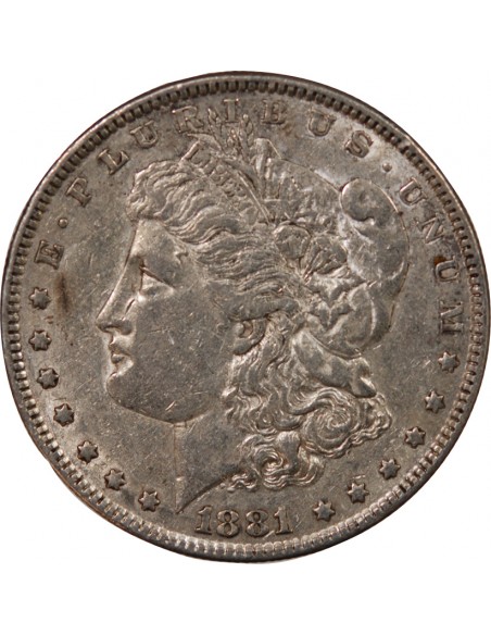 USA - MORGAN DOLLAR ARGENT 1881 PHILADELPHIE
