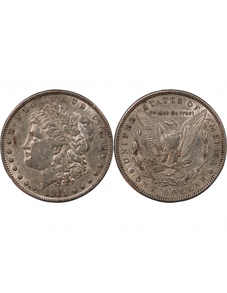 USA - MORGAN DOLLAR ARGENT 1881 PHILADELPHIE