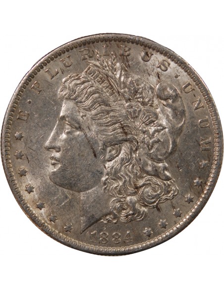 USA - MORGAN DOLLAR ARGENT 1884 NEW ORLEANS