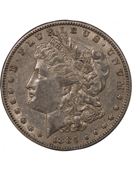 USA - MORGAN DOLLAR ARGENT 1884 PHILADELPHIE