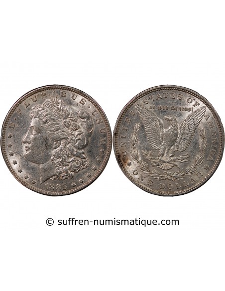USA - MORGAN DOLLAR ARGENT 1885 PHILADELPHIE