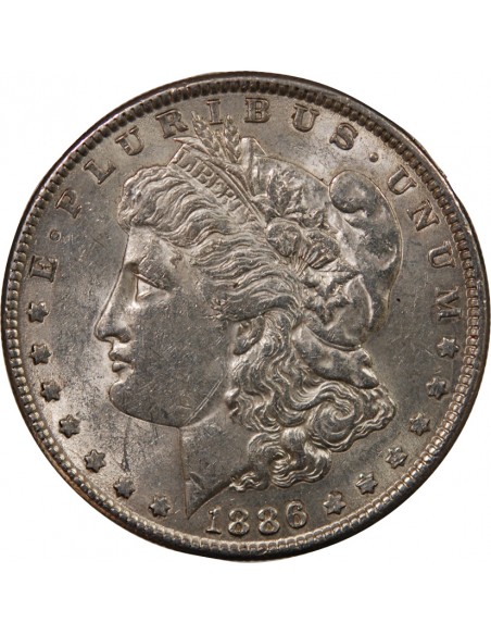 USA - MORGAN DOLLAR ARGENT 1886 PHILADELPHIE