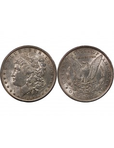 USA - MORGAN DOLLAR ARGENT 1886 PHILADELPHIE 2