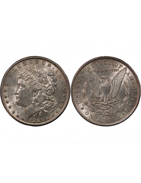 USA - MORGAN DOLLAR ARGENT 1886 PHILADELPHIE
