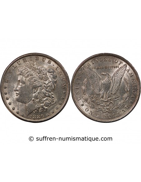 USA - MORGAN DOLLAR ARGENT 1886 PHILADELPHIE