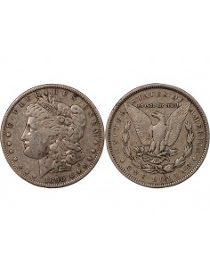 USA - MORGAN DOLLAR ARGENT 1890 PHILADELPHIE 2